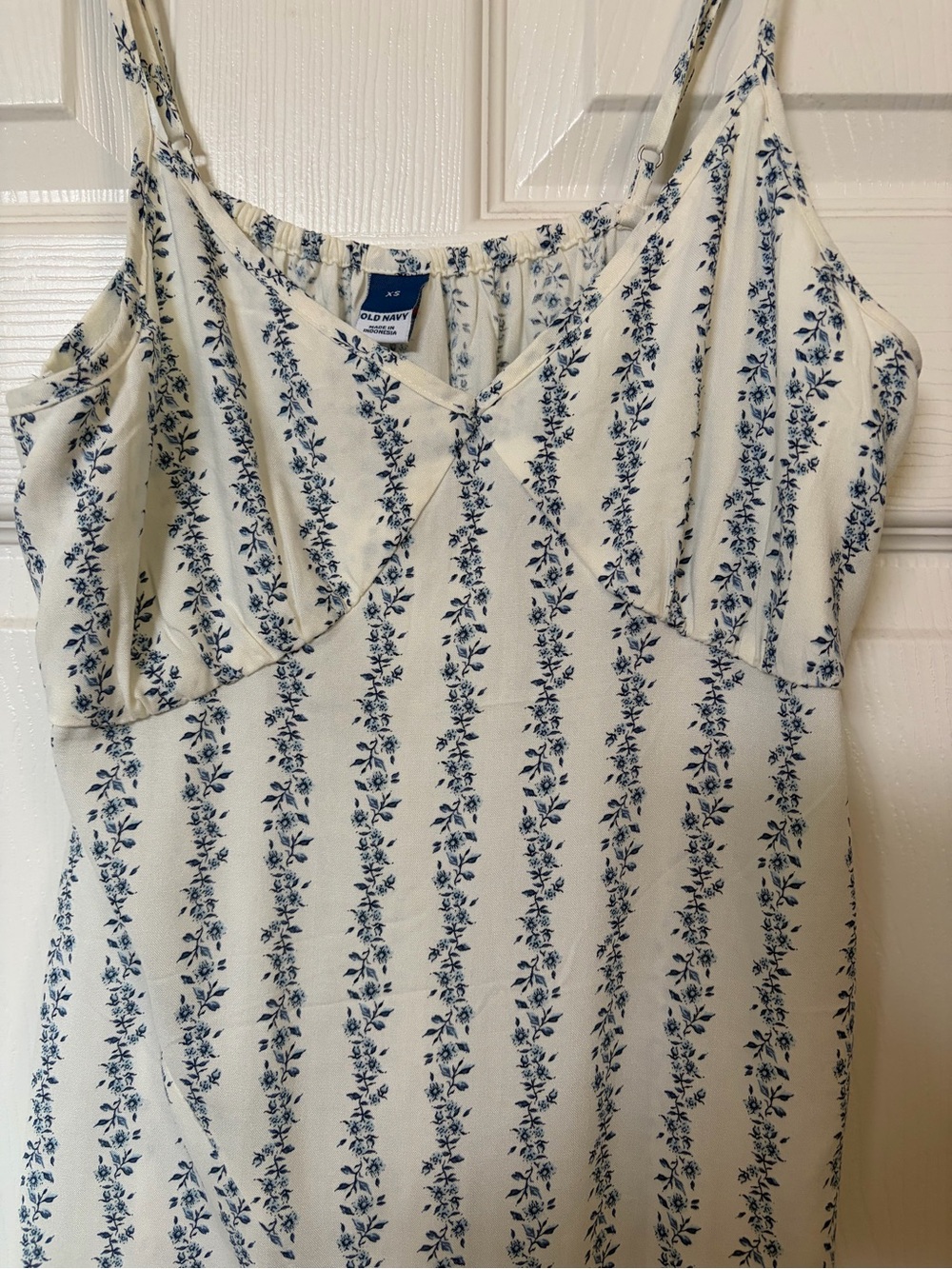 Old Navy Blue floral Midi Dress - Picture 7 of 9